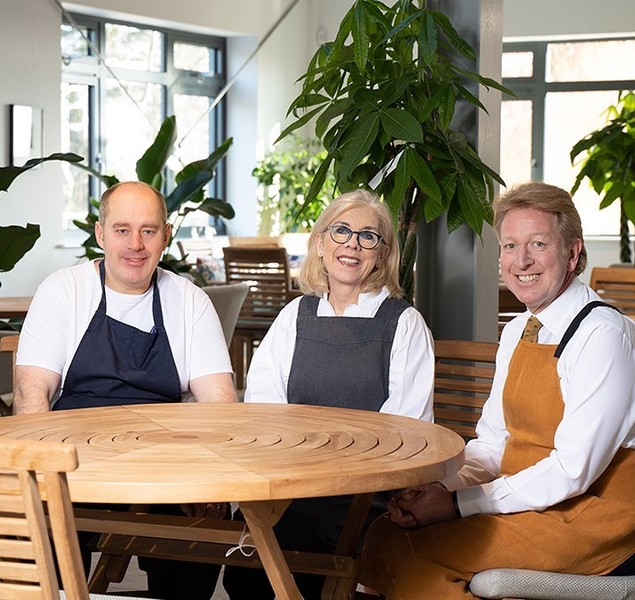 Roger Olive, Frances Atkins and John Tullett